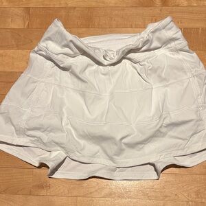 Lululemon White Athletic Skort